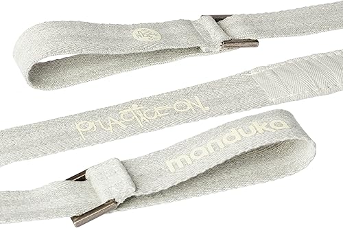 Miniatura 8 de Manduka Esterilla transportadora de yoga  Algodón ecológico, fácil de transportar, manos libres, para todos los tamaños de esterilla, 68 x 1.5