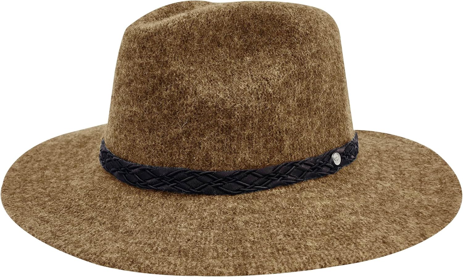 Holly Winter Hat - Warm Wool Blend, Brimmed, Cut and Sew Style, Wind Resistant for Women