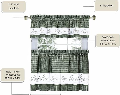 Vista 49 de Achim Home Furnishings - Cortina anti-fatiga ANFTMGBC12, color gris