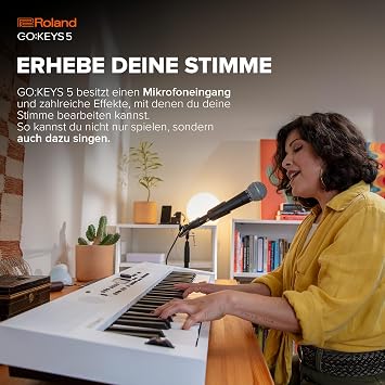 Roland GO:KEYS 5 | 61-Note Keyboard with ZEN-Core & 1000+ Sounds