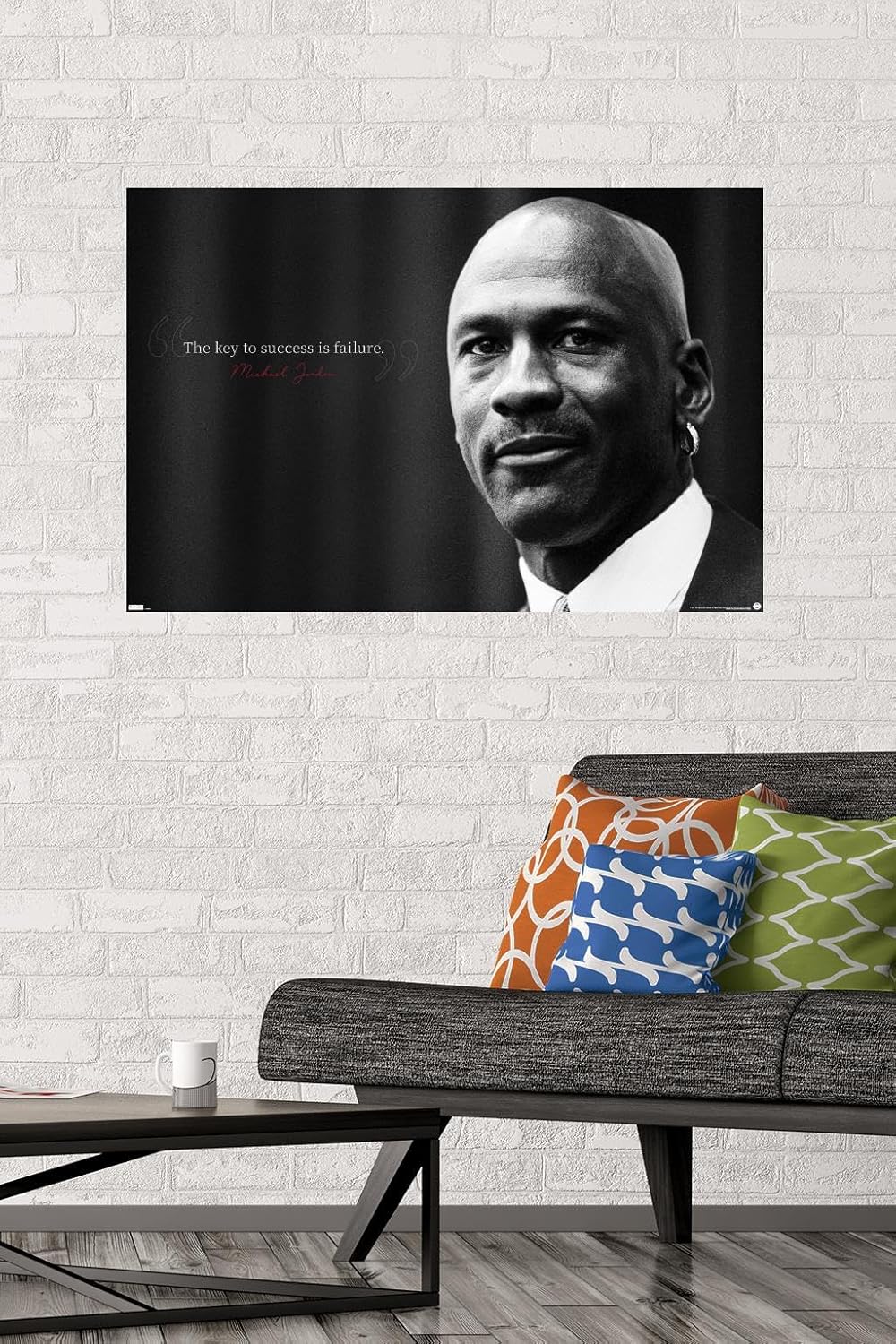 Michael Jordan - Key To Success Wall Poster, 34L" x 22.4W", Premium Unframed Version