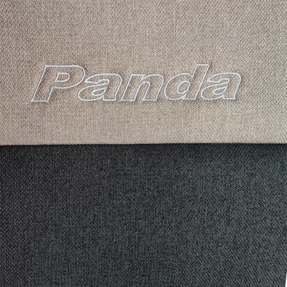 UNION Coprisedili anteriori realizzati su misura specifici per FIAT PANDA. Perfettamente aderente resistente lavabile. Made in Italy (Antracite/Beige)
