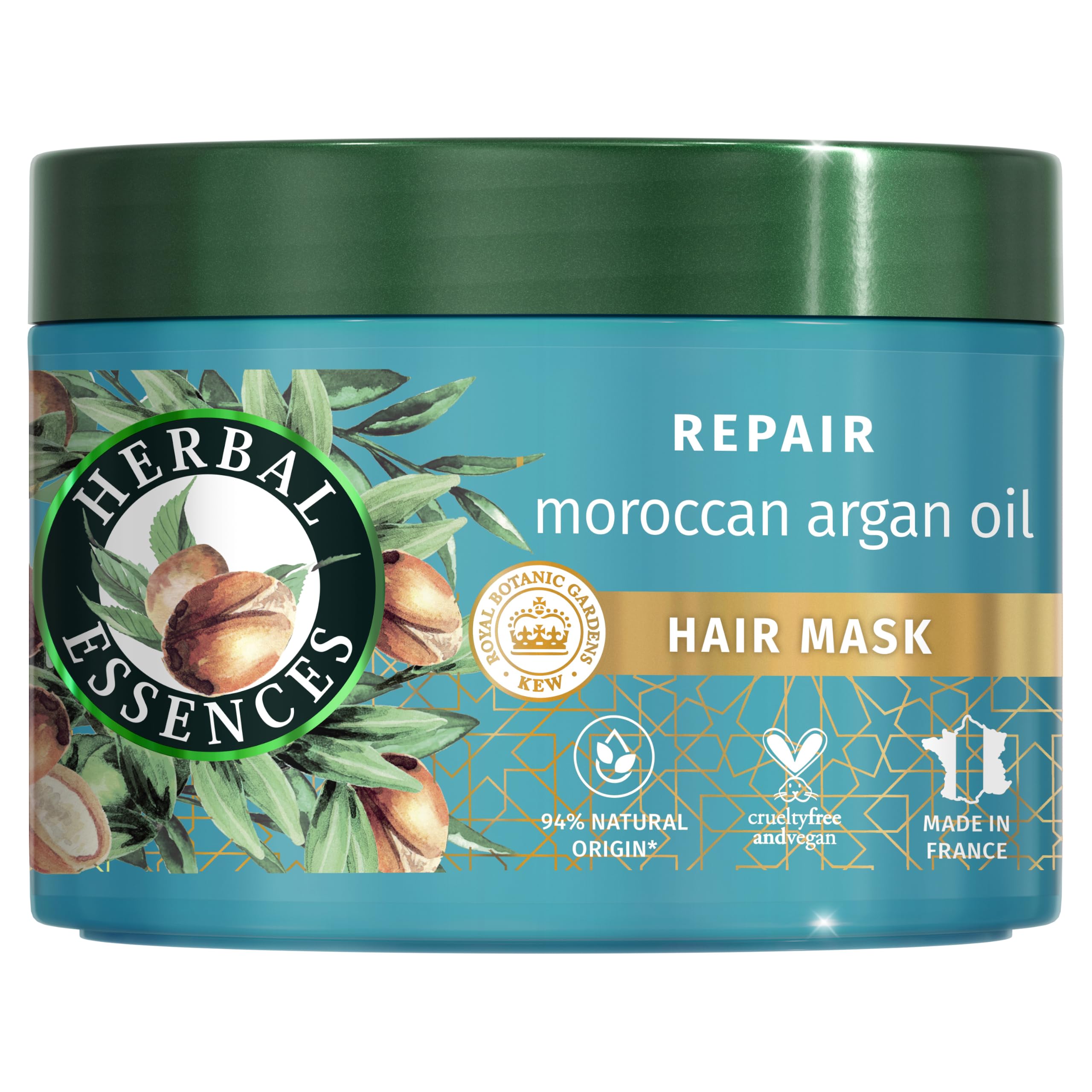 Herbal Essences Argan Oil Repair Hair Mask 500ml, Intensely Nourish - Pack of 2