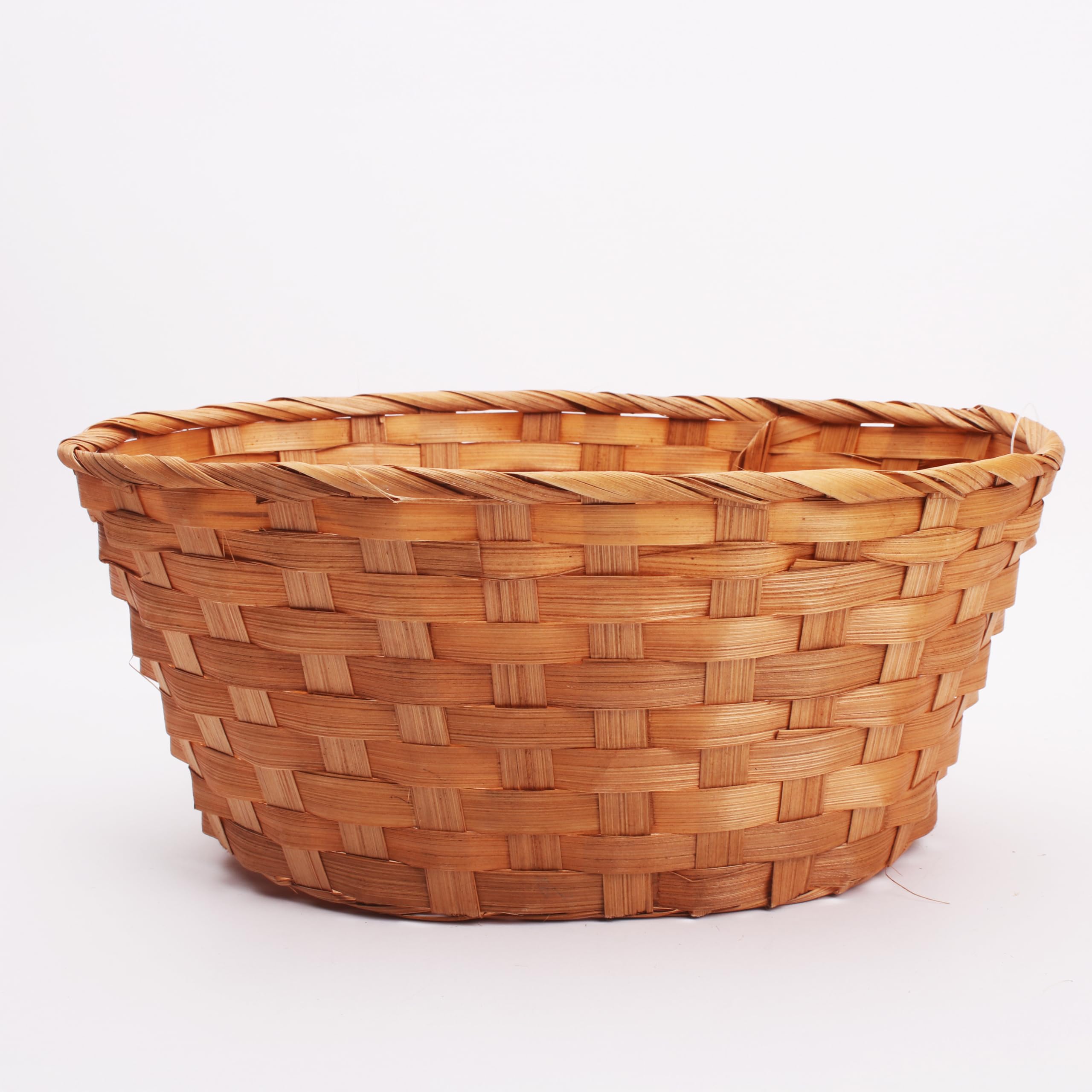 Itsy Bitsy, Bamboo Basket Oval, 12 x 20cm, 1pc | Storage Hamper | Ideal for organizing small essentials, gift packing, festive hampers, and decorative display arrangements.-image-35
