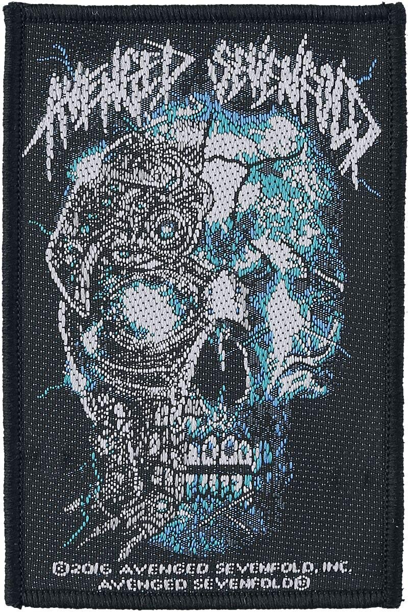 Avenged Sevenfold Men's Biomechanical Woven Patch Multi