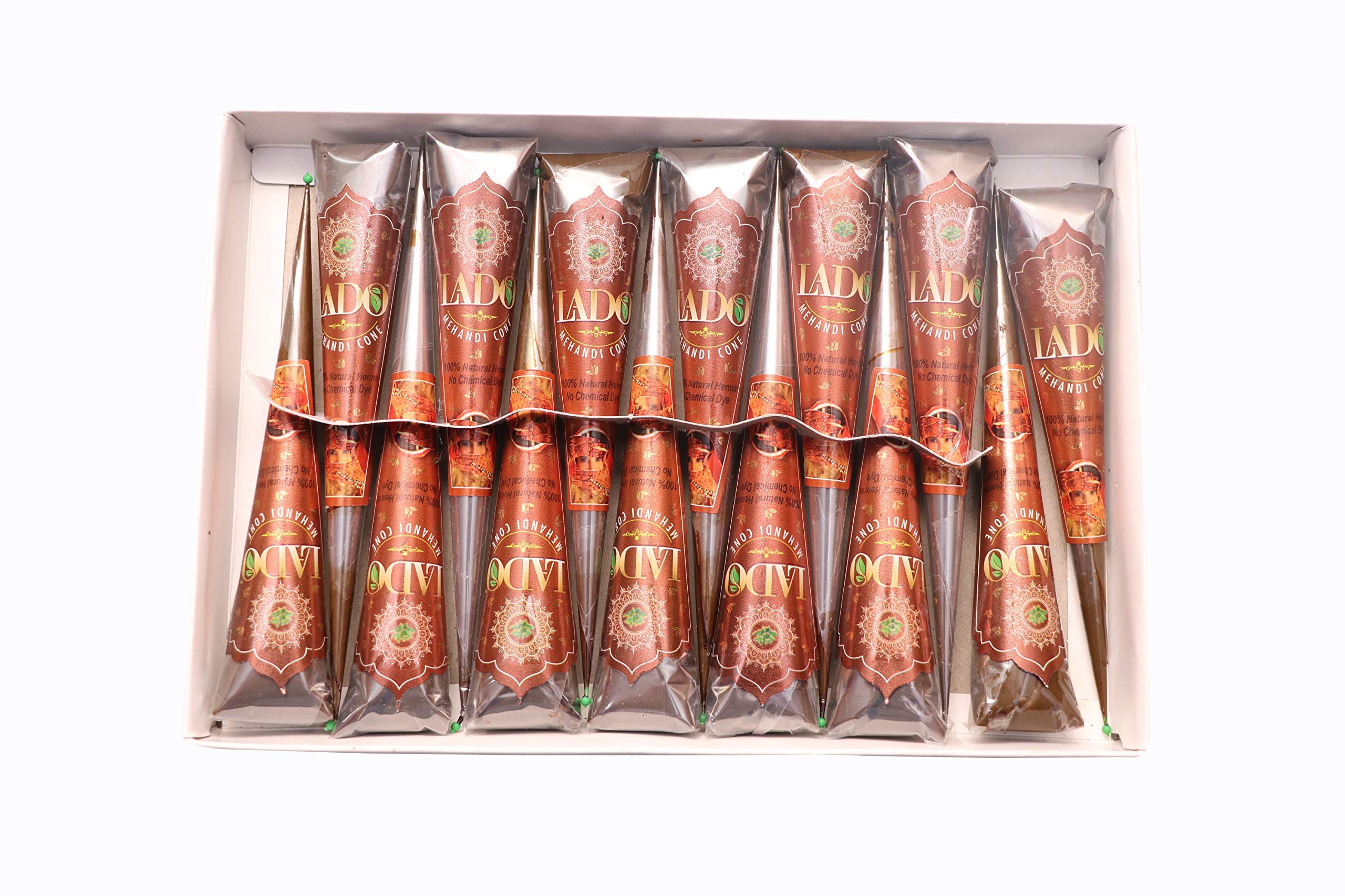 Lado Henna Mehandi Cone, Red 28 Cone-picture-10