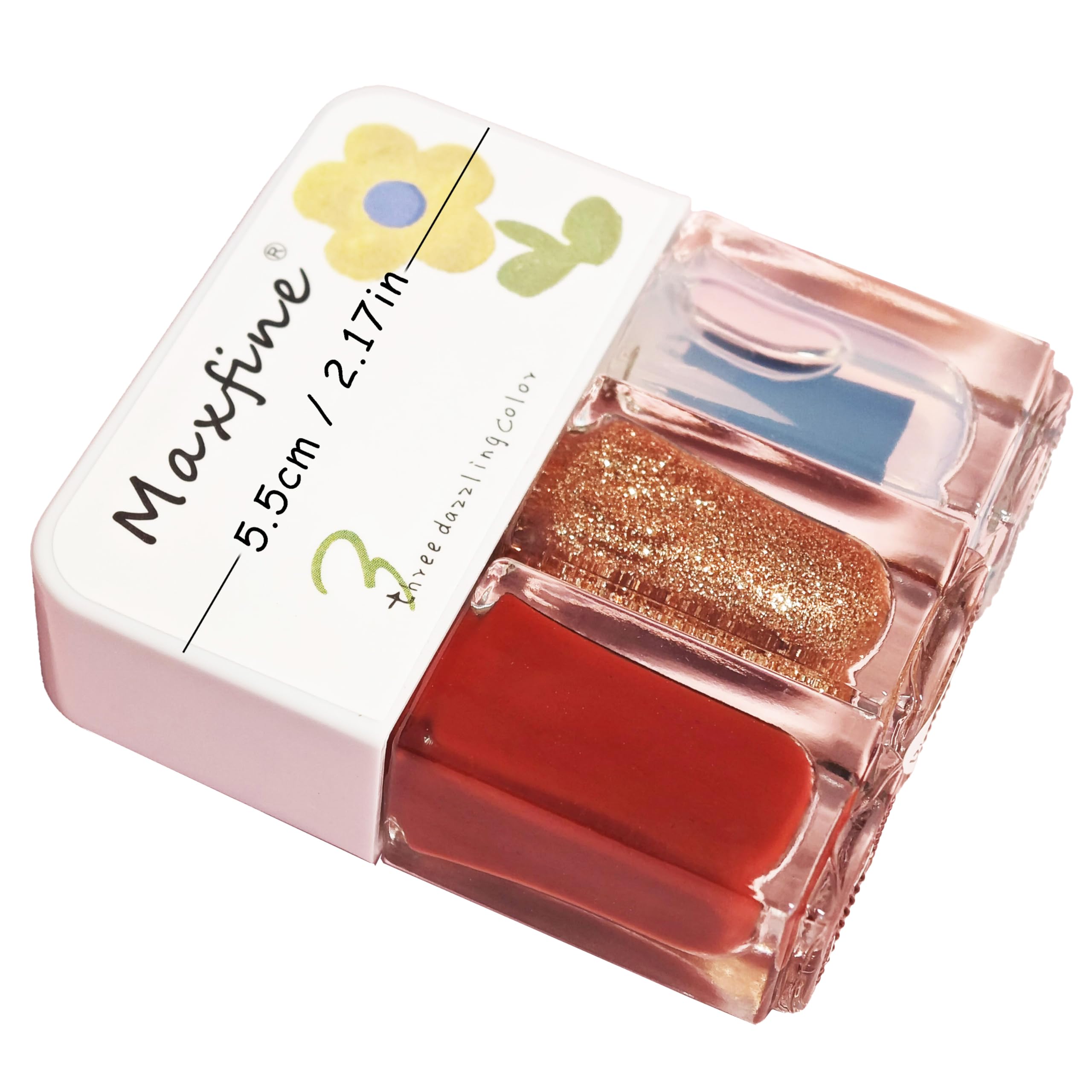 3Pcs 12 ml Quick Dry Peel Off Nail Polish Set - 3Color Fast Drying Nail Polish Gift Kit