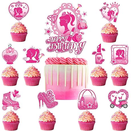 Barbie Cupcake Toppers Set of 51