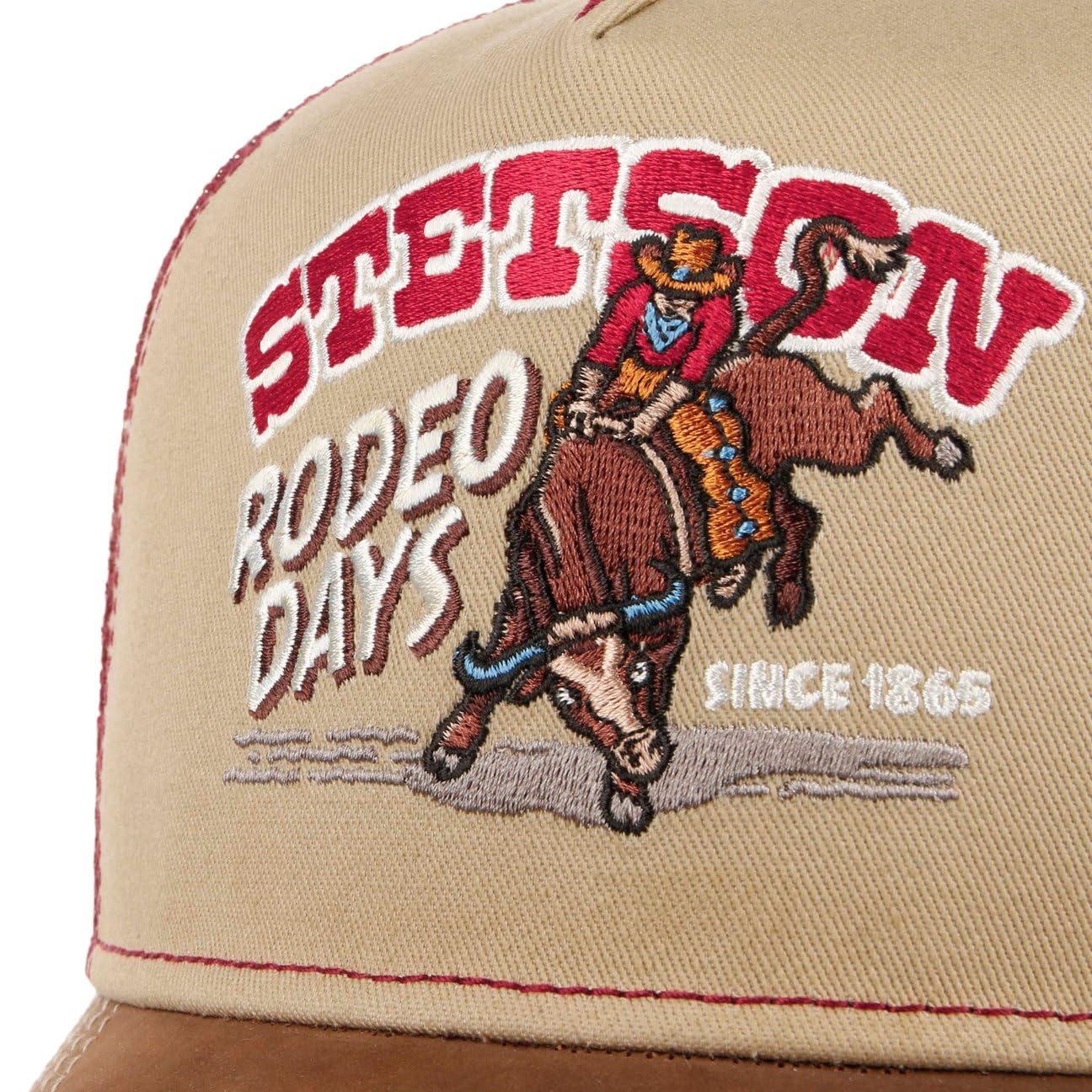 Stetson Czapka Trucker Rodeo DaysMężczyźni - tirowca baseball cap z meshu Snapback, daszkiem, daszkiem wiosna-lato jesień-zima Wiosna Lato