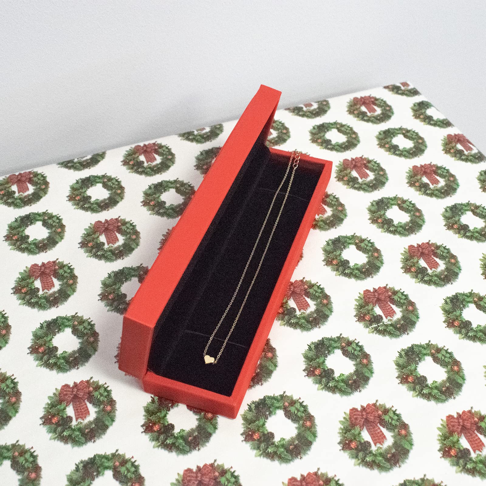 12 Scatole Portagioie Regalo TRIXES – Lusso Con Inserti In Schiuma E Nastrino – Colori Misti (Rosso, Rosa, Verde, Azzurro)