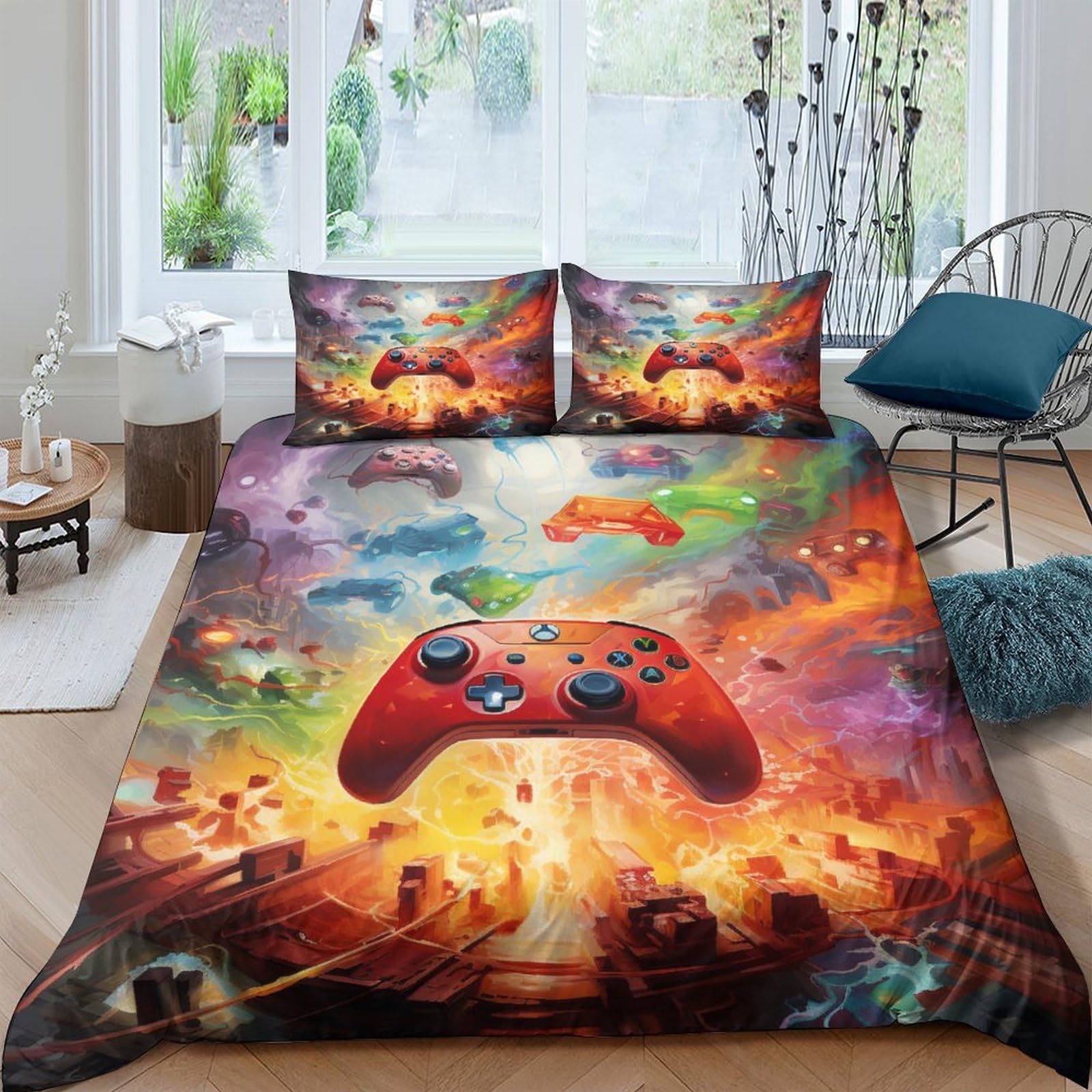 Housse de couette 3D style apocalyptique pour métamorphoser la chambre des ados et adultes