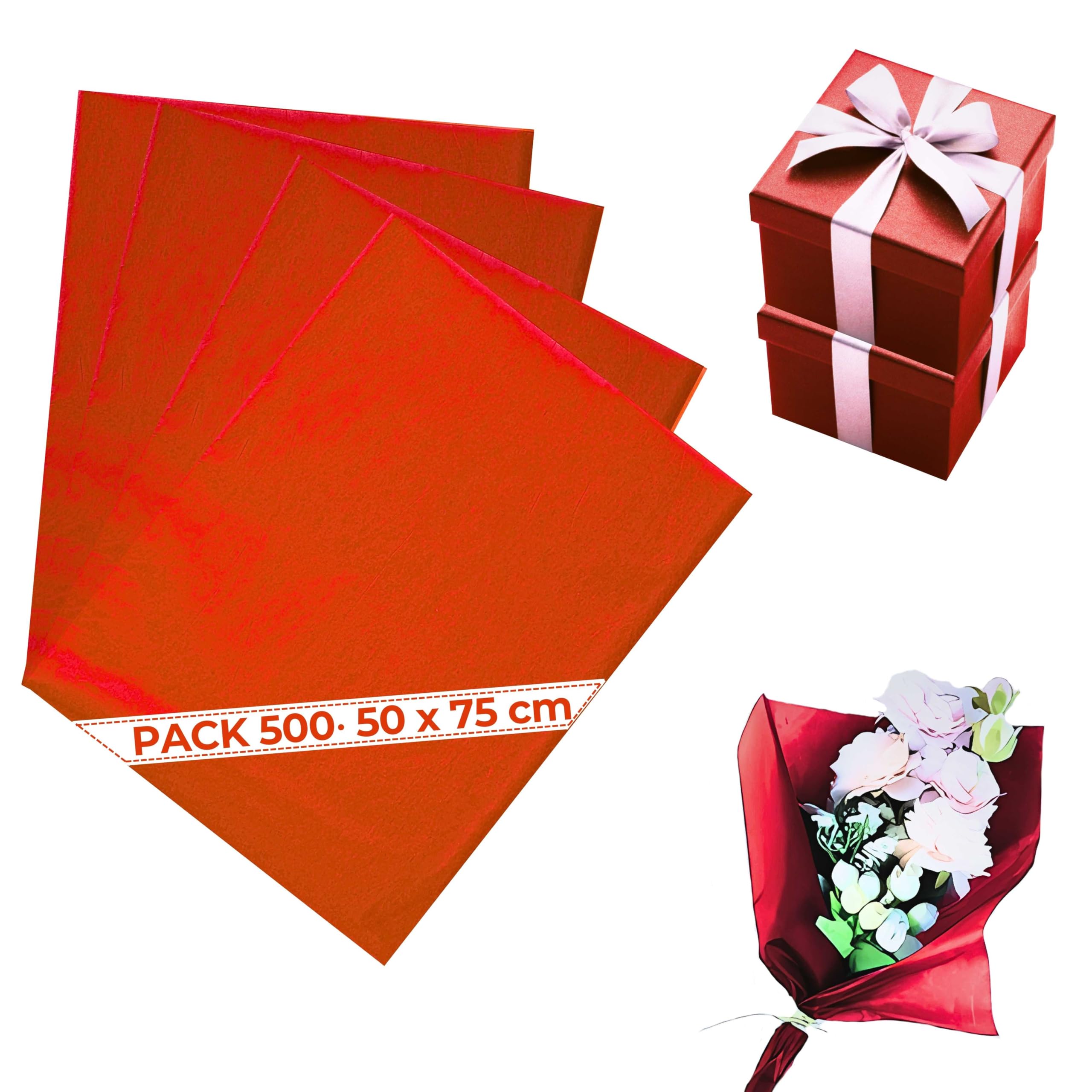 Carta Seta Red Ruby (confezione da 500) 50 x 75 cm