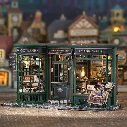 Miniatura 7 de GuDoQi Kits de casa en miniatura para bricolaje, kit de casa de muñecas en miniatura con muebles, kits de casa pequeña escala 124, manualidades