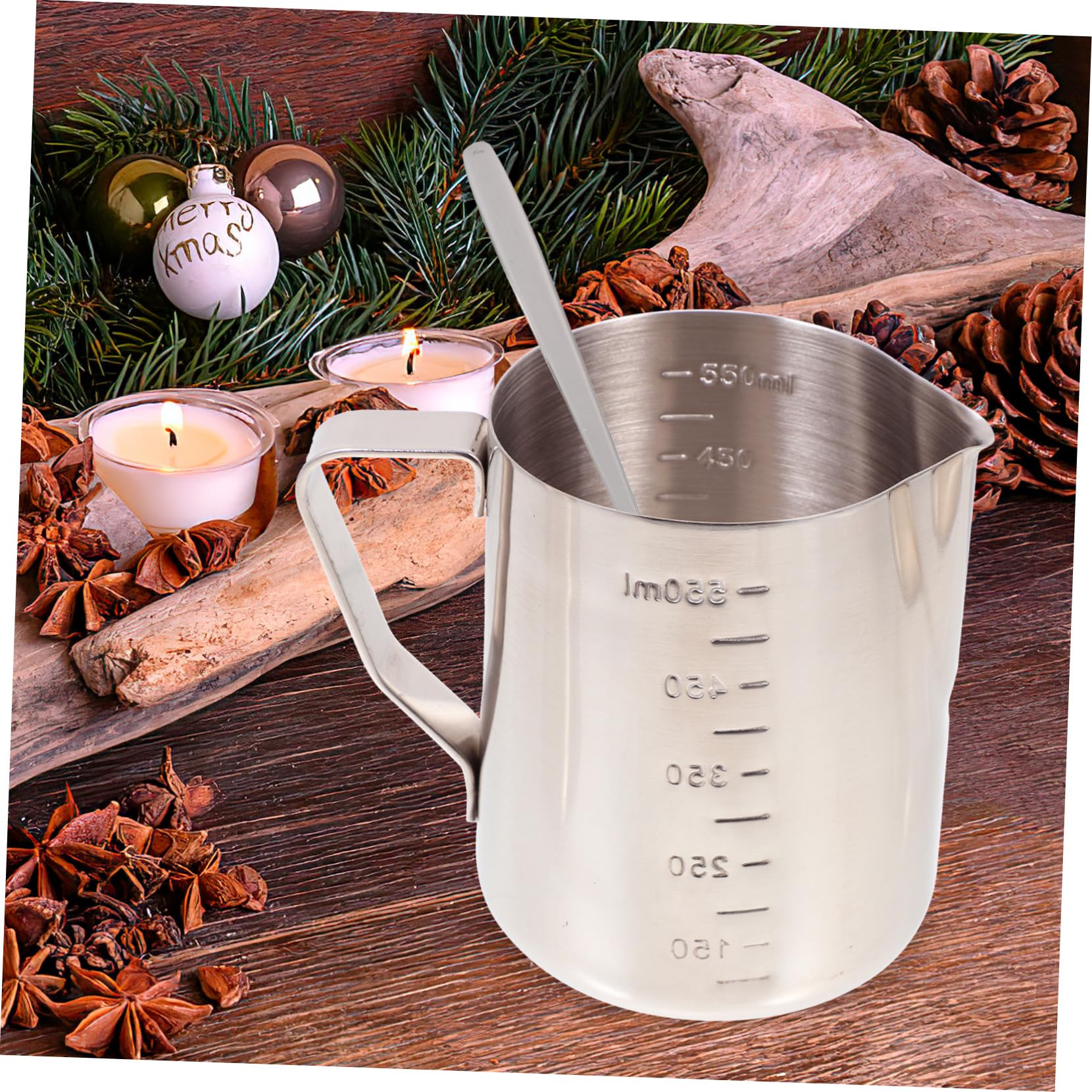 UKCOCO Acero Inoxidable Kit para Hacer Velas Aromáticas DIY, 1 Set