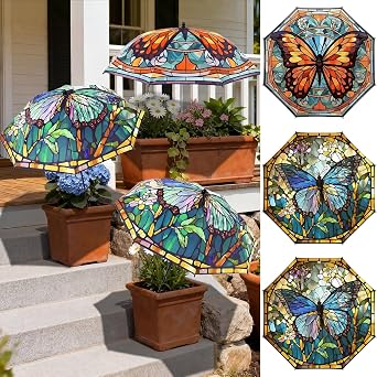 Plant Umbrella Outdoor 26" Canopy 40" High
