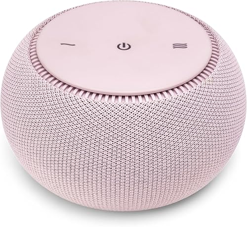 SNOOZ Pro - Máquina de ruido blanco inteligente y estuche de viaje - Ventilador real en el interior, ruido blanco sin bucle, tono y volumen