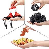 Vista 3 de Smashers Monster Wheels Paquete Misterioso RED Flame [¡Más de 25 Sorpresas de Monster Trucks!]