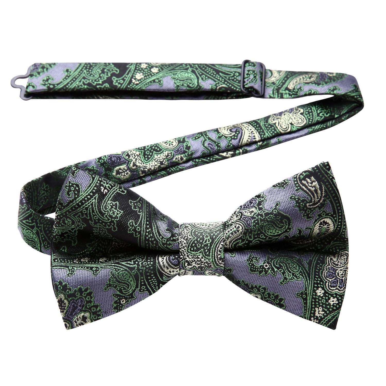 Enlision Bow Ties for Men Classic Floral Polka Dot Pre-Tied Bow Tie Adjustable Elegant Formal Tuxedo Wedding Bowtie