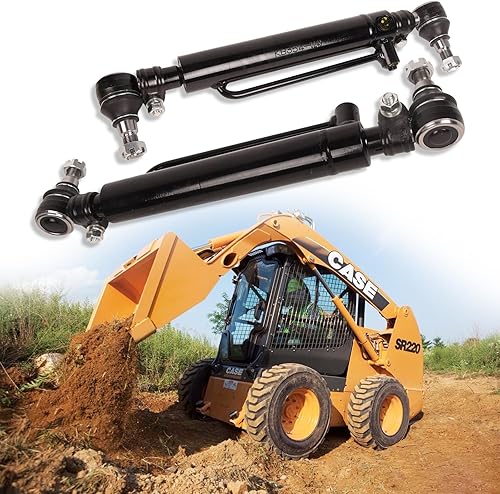 TOPAZ 2 cilindros de dirección asistida D128454 234447A1 234466A1 apto para cargadores de retroexcavadoras de caso 480B 480C 480D 480F 480LL 580C