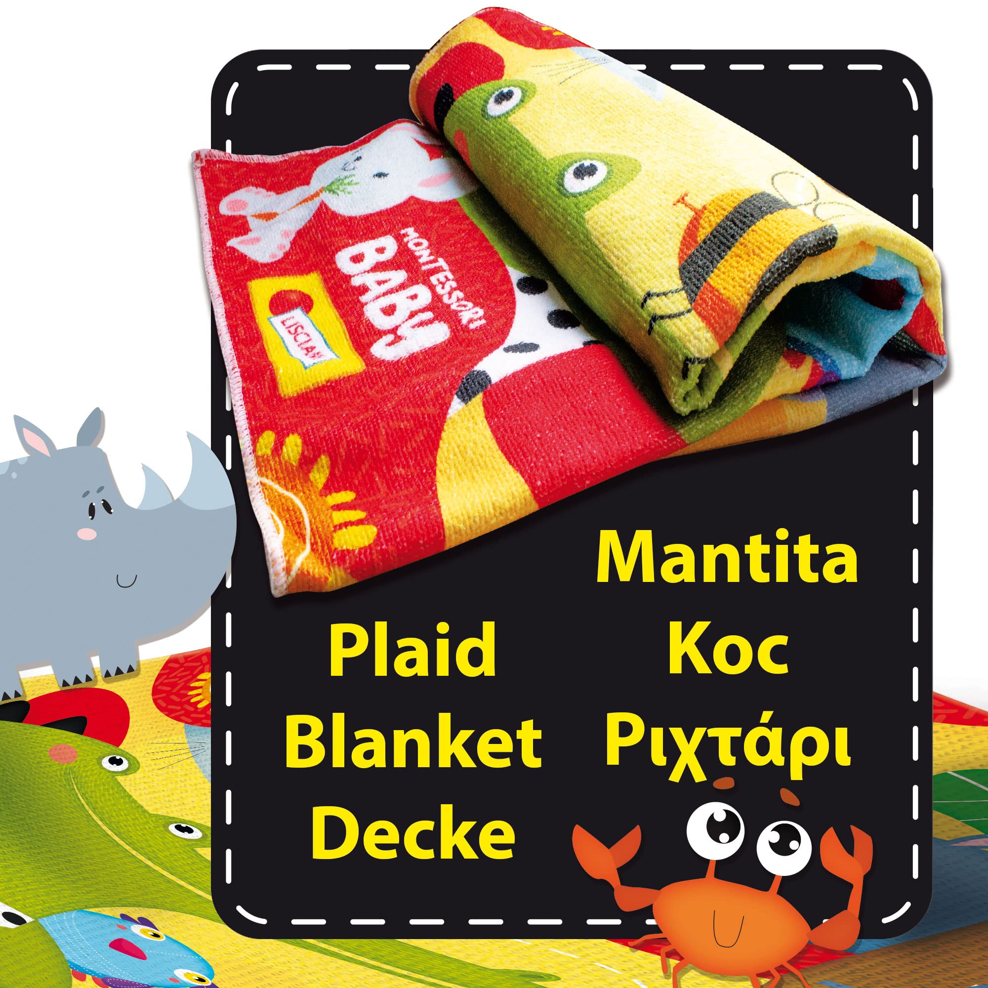 Liscianigiochi - Montessori Baby Giochini sul Pavimento, 92796