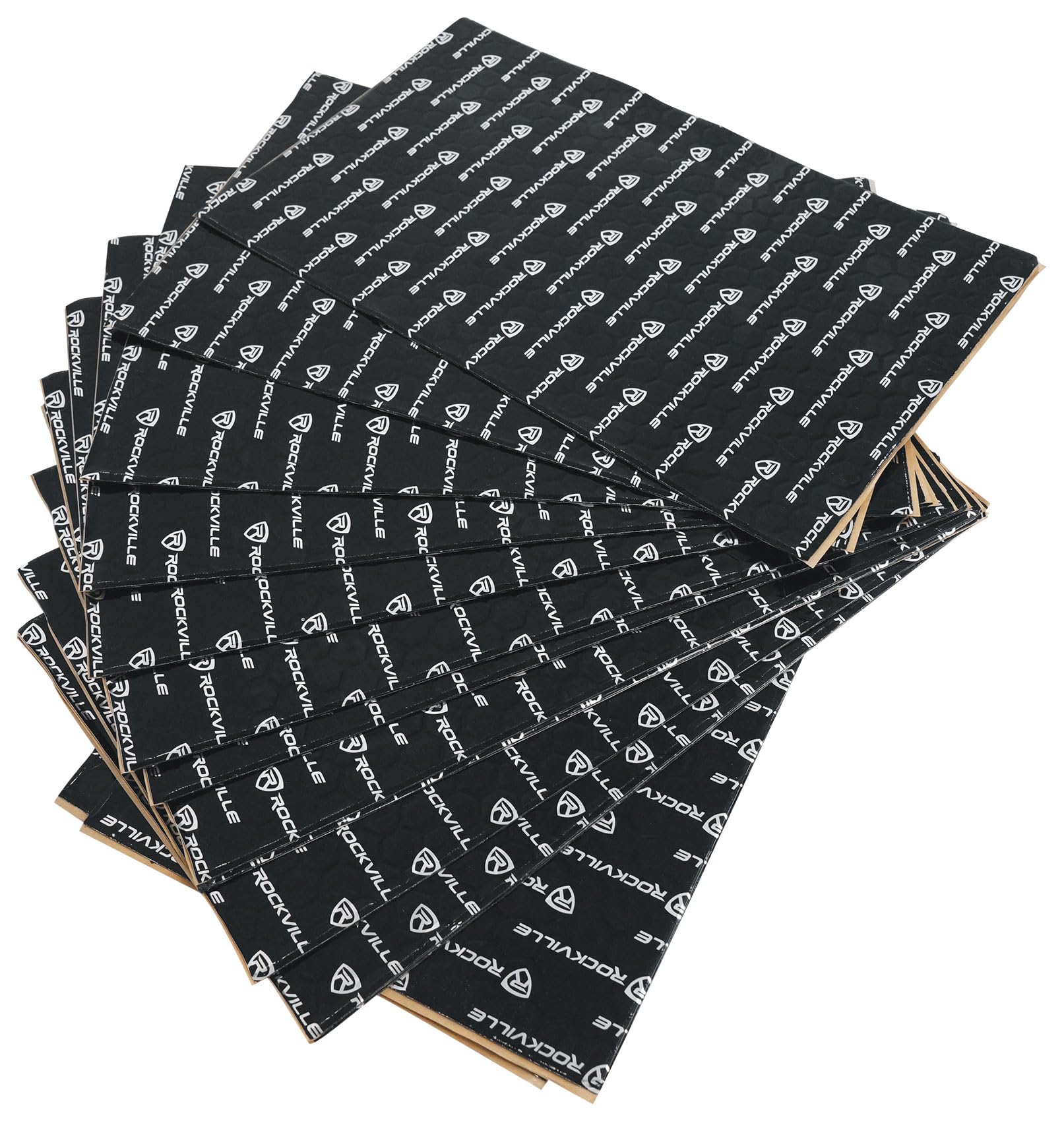 Rockville RockMat 15-15 1.5MM 60 MIL Sound Deadener Car Kit, 15 Sq Ft, Vibration Dampening, Noise Reduction, Easy Install, for Car Audio Enthusiasts