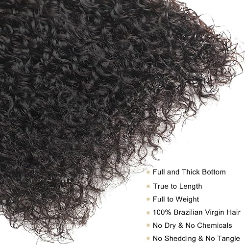 Miniatura 4 de Manojos de ondas de agua 10A (20, 22, 24 pulgadas), 100% sin procesar, cabello humano virgen brasileño húmedo y ondulado, 3 manojos de extensiones