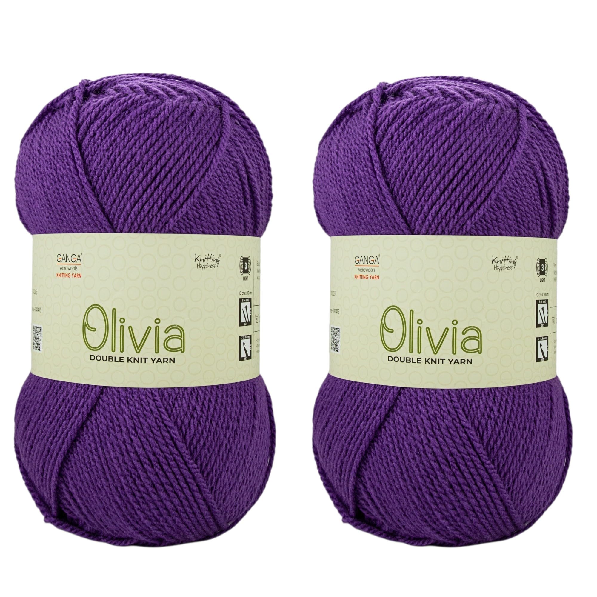 Ganga Acrowools Olivia Yarn - Maroon (2 Balls) -27 Ganga Acrowools Olivia Yarn - Maroon (2 Balls) -27