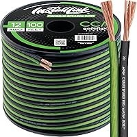 Vista 11 de Install Link Cable de altavoz de calibre 12 AWG (100 pies) para estéreo, coche o cine en casa, CCA