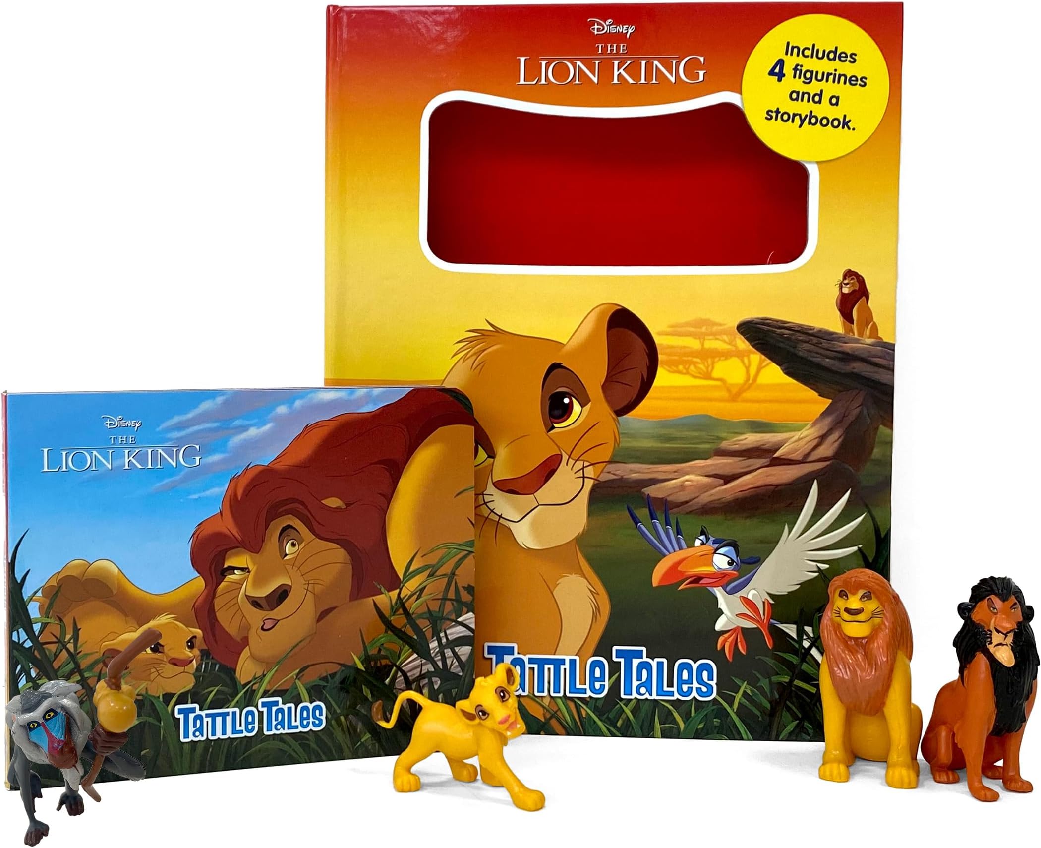 Phidal Disney The Lion King Tattle Tales Board Book, multicolor