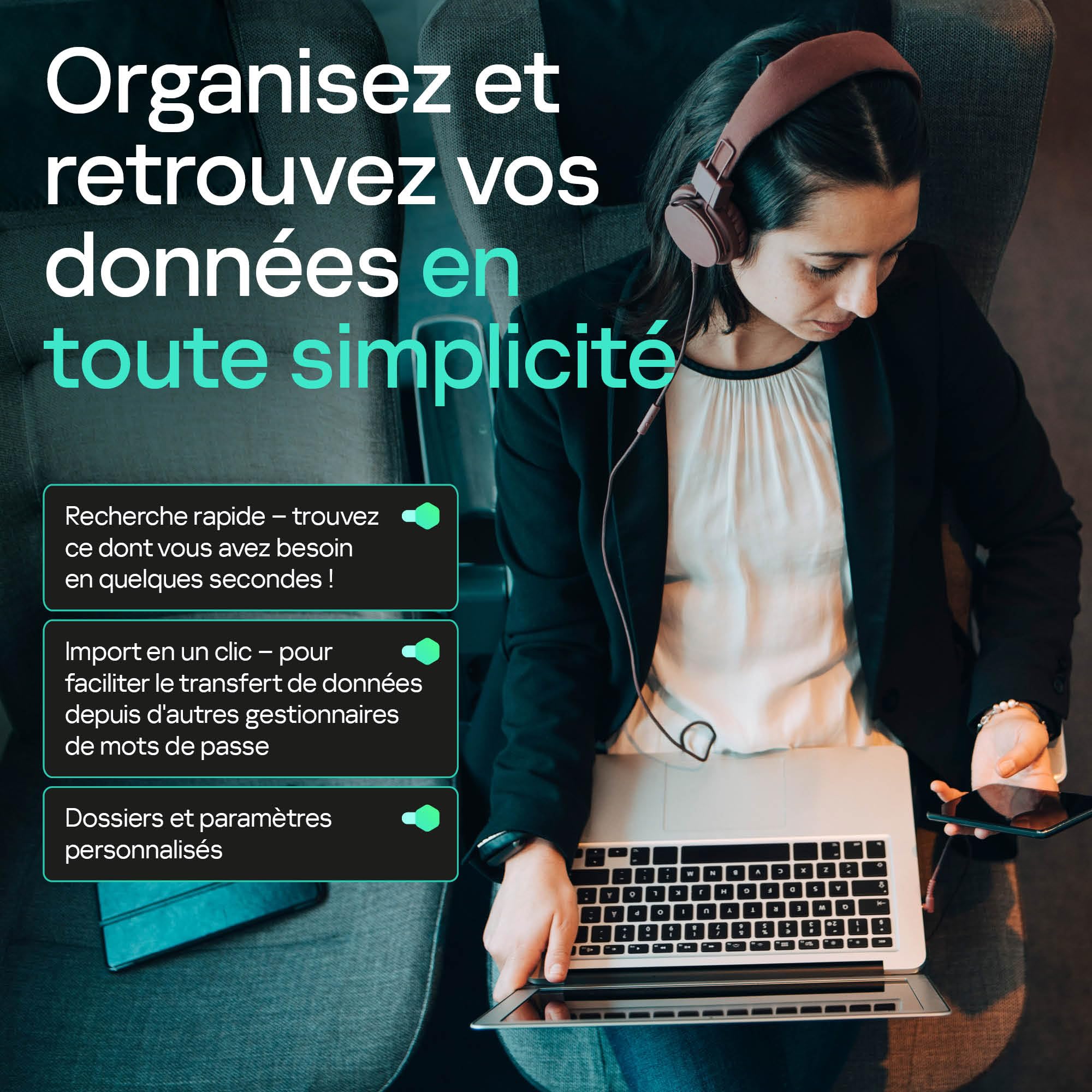 Kaspersky Password Manager | Nombre d'appareils illimité | 1 Compte Utilisateur | 1 An | Windows/Mac/Android/iOS | Code d’activation – Envoi par Email