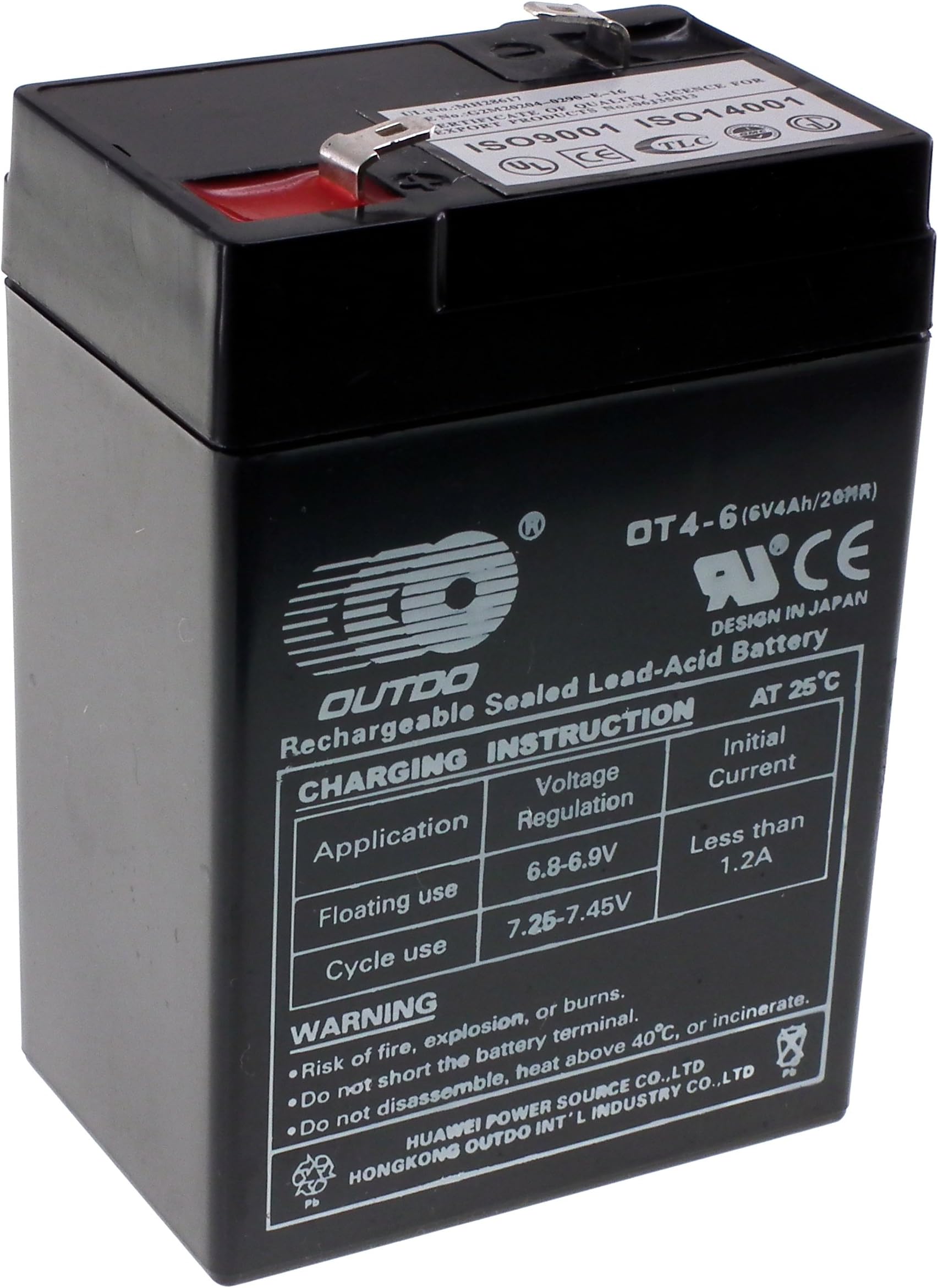 Lead Acid Battery 6V 4AH/20HR BATLEAD07 Amazon.co.uk Electronics