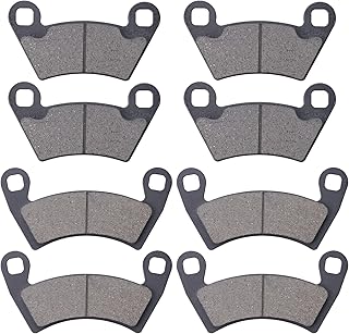 Front and Rear Brake Pads for Polaris Ranger 900 800 700 500 / RZR 900 XP/Ranger 900 XP/Ranger 800 XP 4x4 / RZR 4 800 / Ranger XP 700 / Ranger 500 Crew/RZR 900