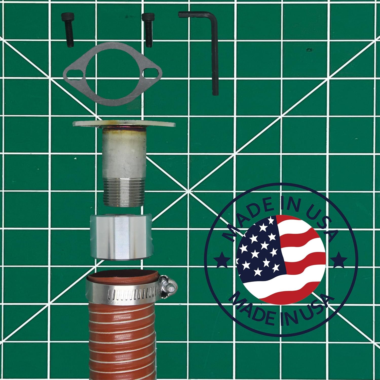 for WGen11500TFc Generator 1-1/2" by 4' Long Silicone tubing Exhaust Extension