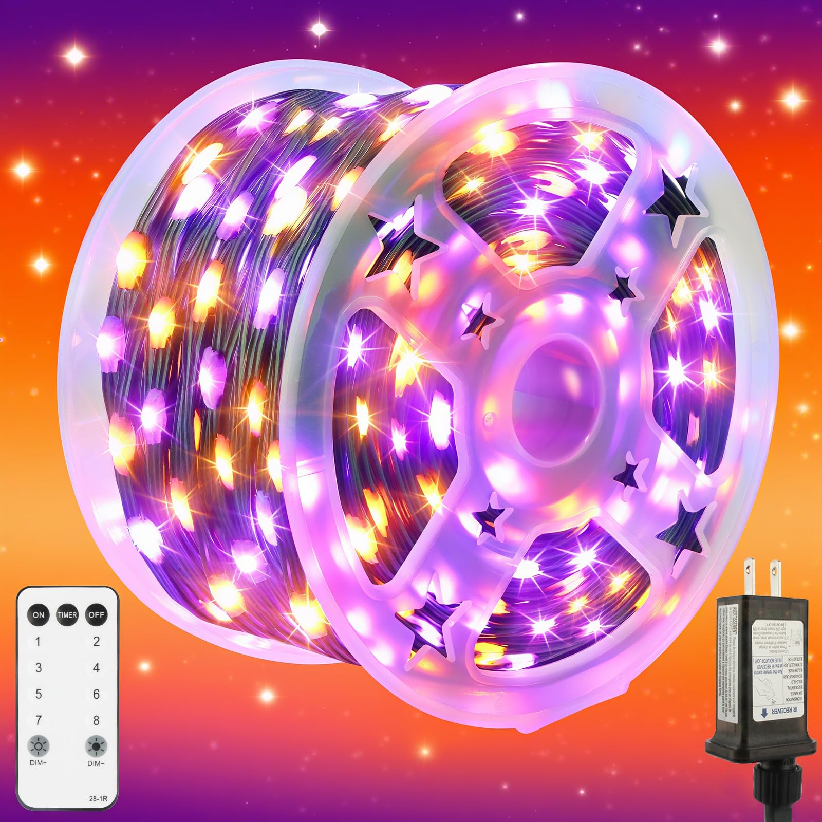 Tcamp Halloween Lights 164ft or 306ft