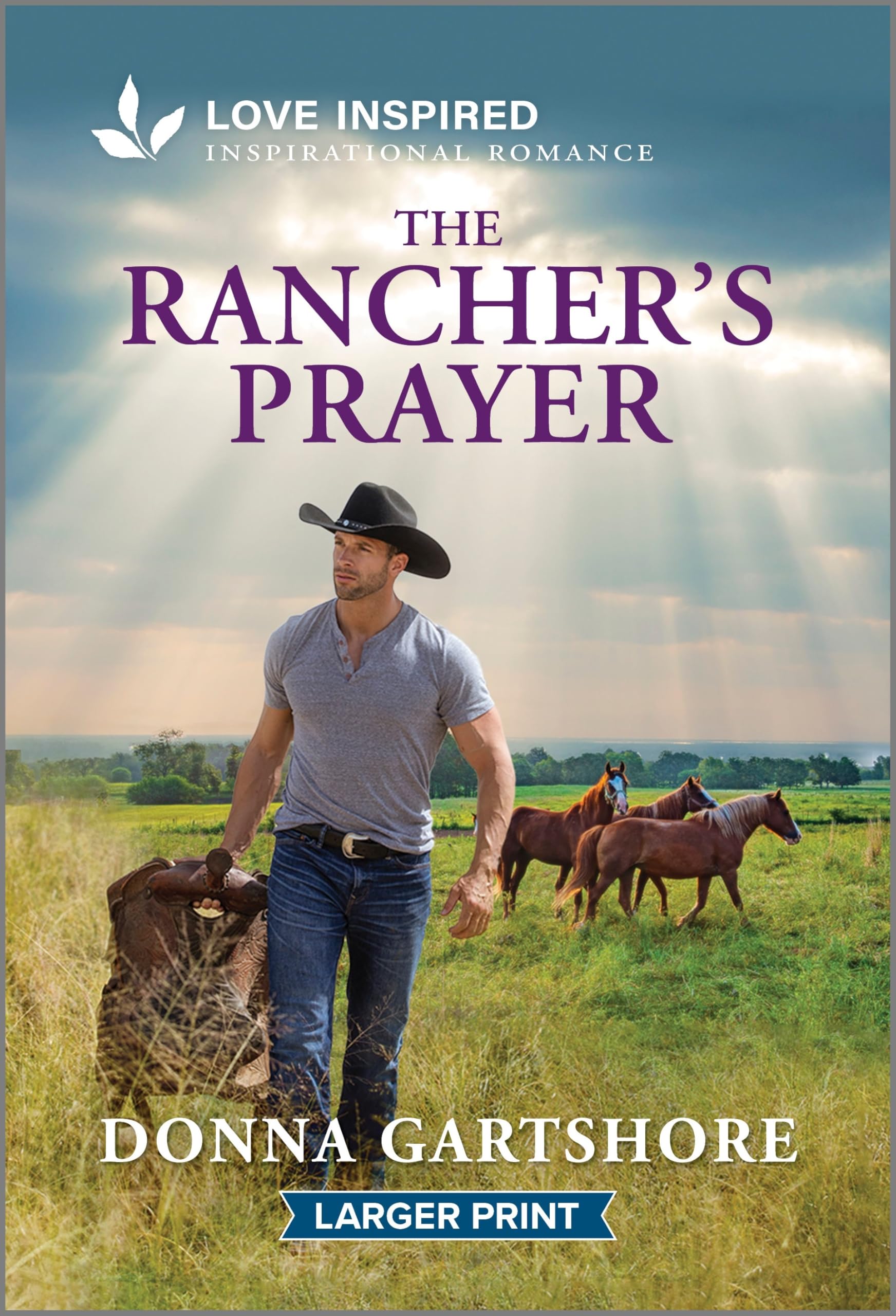 Cover of The Rancher's Prayer: An Uplifting Inspirational Romance