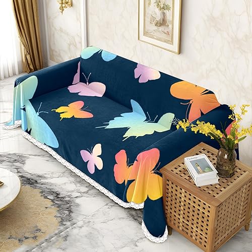 Vista 15 de Hermosa funda de sofá floral impresa fundas de sofá fundas de sofá fundas de sofá cubierta resistente a las manchas universal protector de muebles