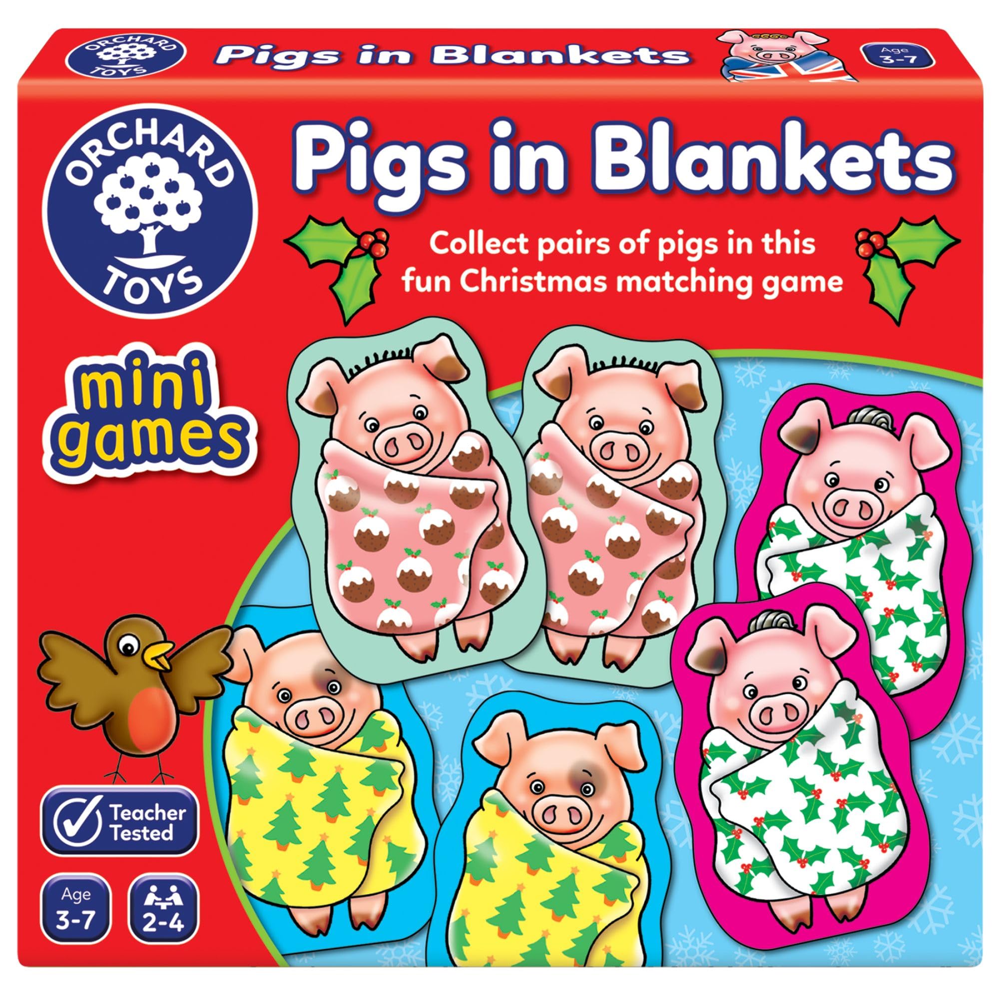 Orchard Toys Pigs In Blankets Mini Game - Board Game