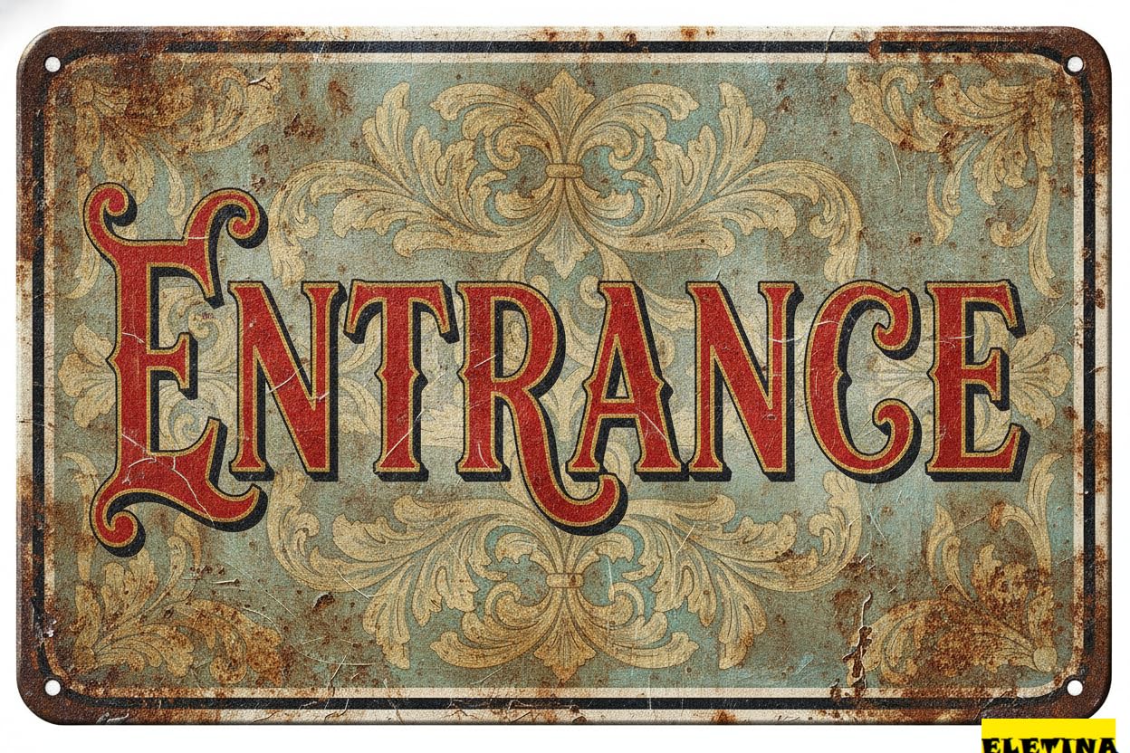 Personalized Sign for Man Cave Reflective Entrance, 8x12 Rust-free Aluminum Enter Here Door Or Wall, Weather Resistant, Easy Mounting Private Property Decorative