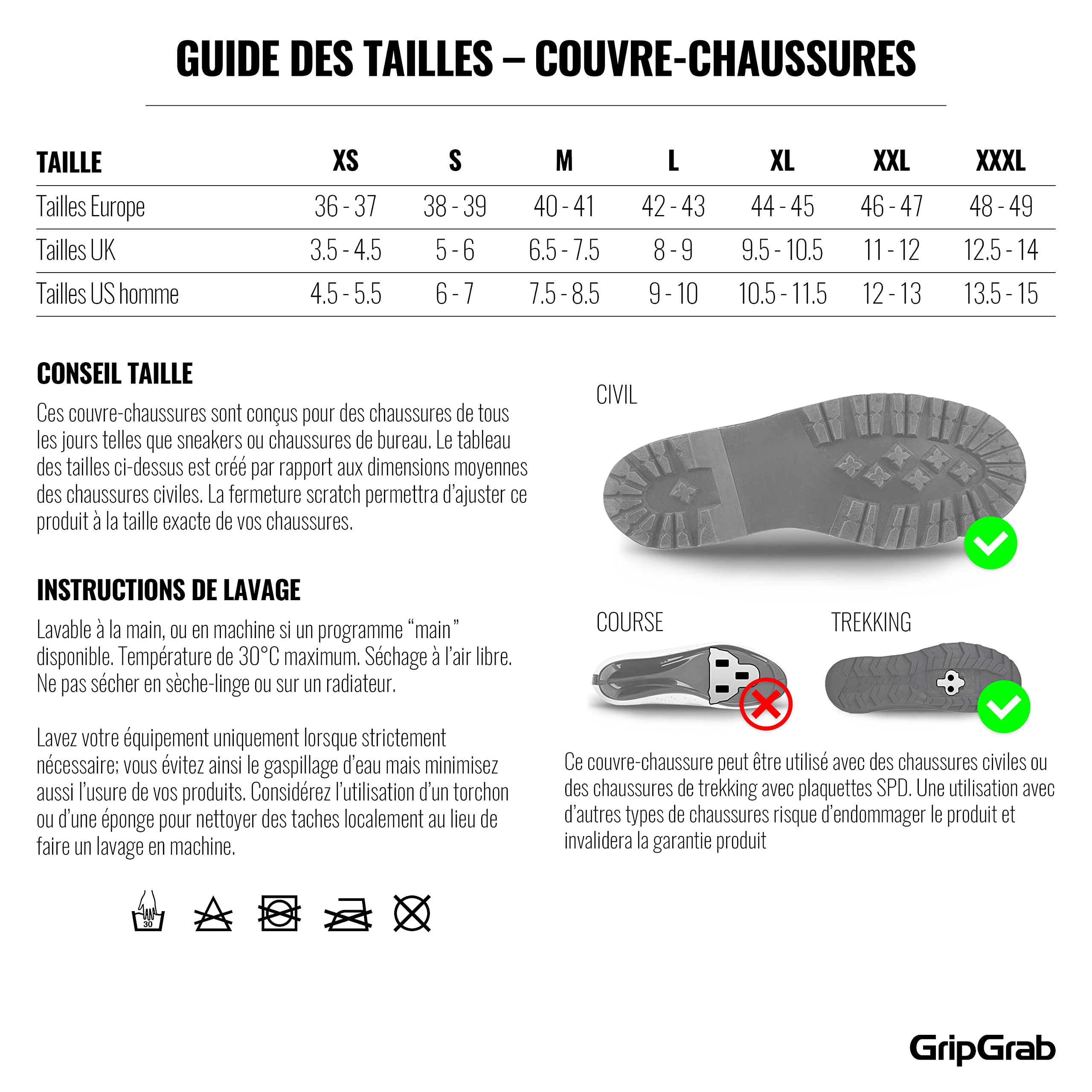 GripGrab Couvre-Chaussures Ville Imperméables Dryfoot 2 Protection Élevée Contre la Pluie pour Les Chaussures de Tous Les Jours