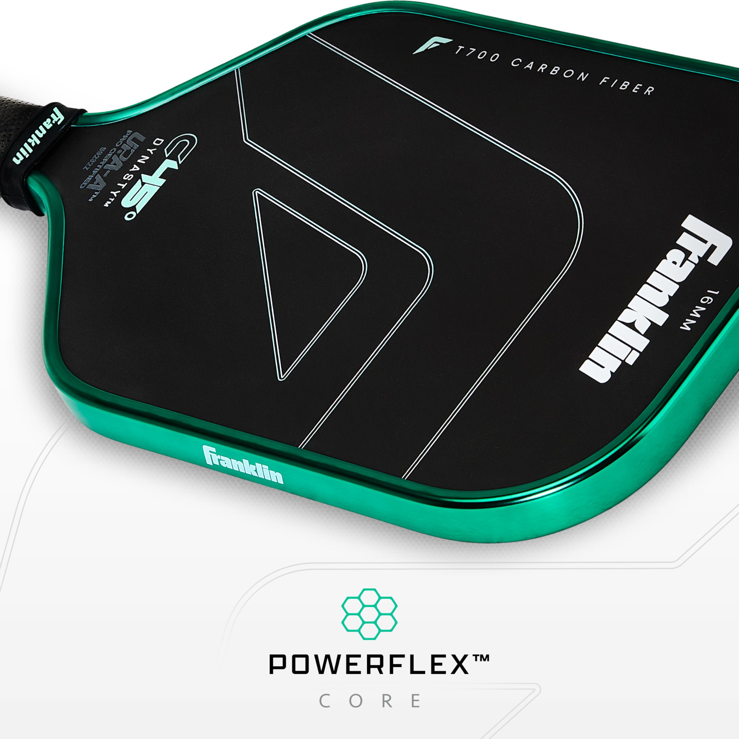 Franklin Sports PRO Pickleballschläger - Serie C45 aus Kohlefaser - Offiziell USAP + UPA zugelassen - Pro Player Design