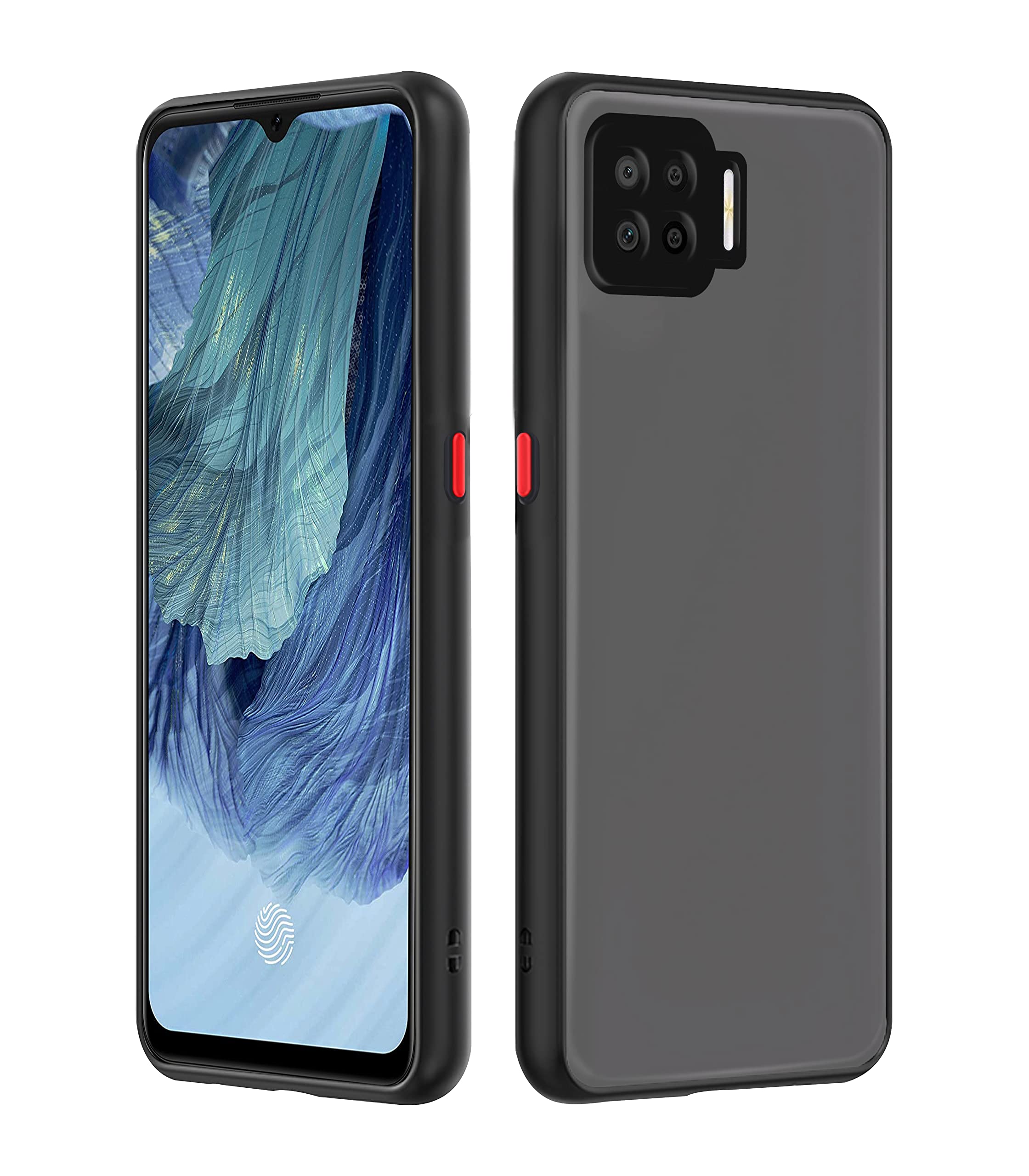 Pikkme Thermoplastic Polyurethane Hybrid Smoked Back Full Camera Protection Super Soft-Touch Bumper Back Cover Case with Raised Edges for Oppo F17 Pro (Black) (B09ML31TTH) Amazon Price History, Amazon Price Tracker