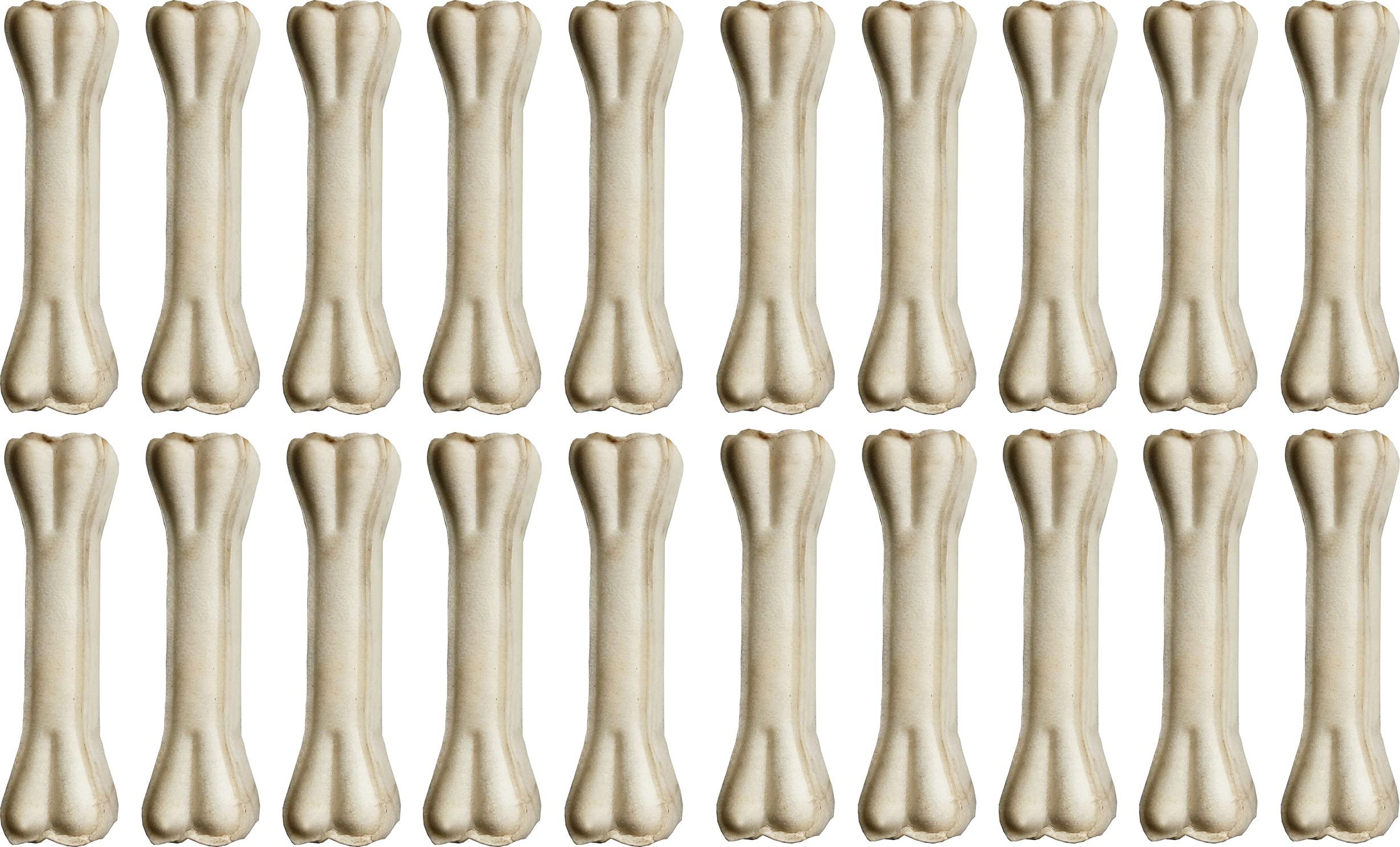 PETHOOD Dog Chew Bone 4 inches - 20 Pc Pack, Young Dogs, Dog Treats, Rawhide Bones for Dogs to Chew (B095PM1WB6) Amazon Price History, Amazon Price Tracker