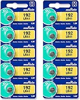 Vista 8 de Murata Batería LR41 AG3 392A 1.55V Pila de Botón Alcalina (5 Baterías)