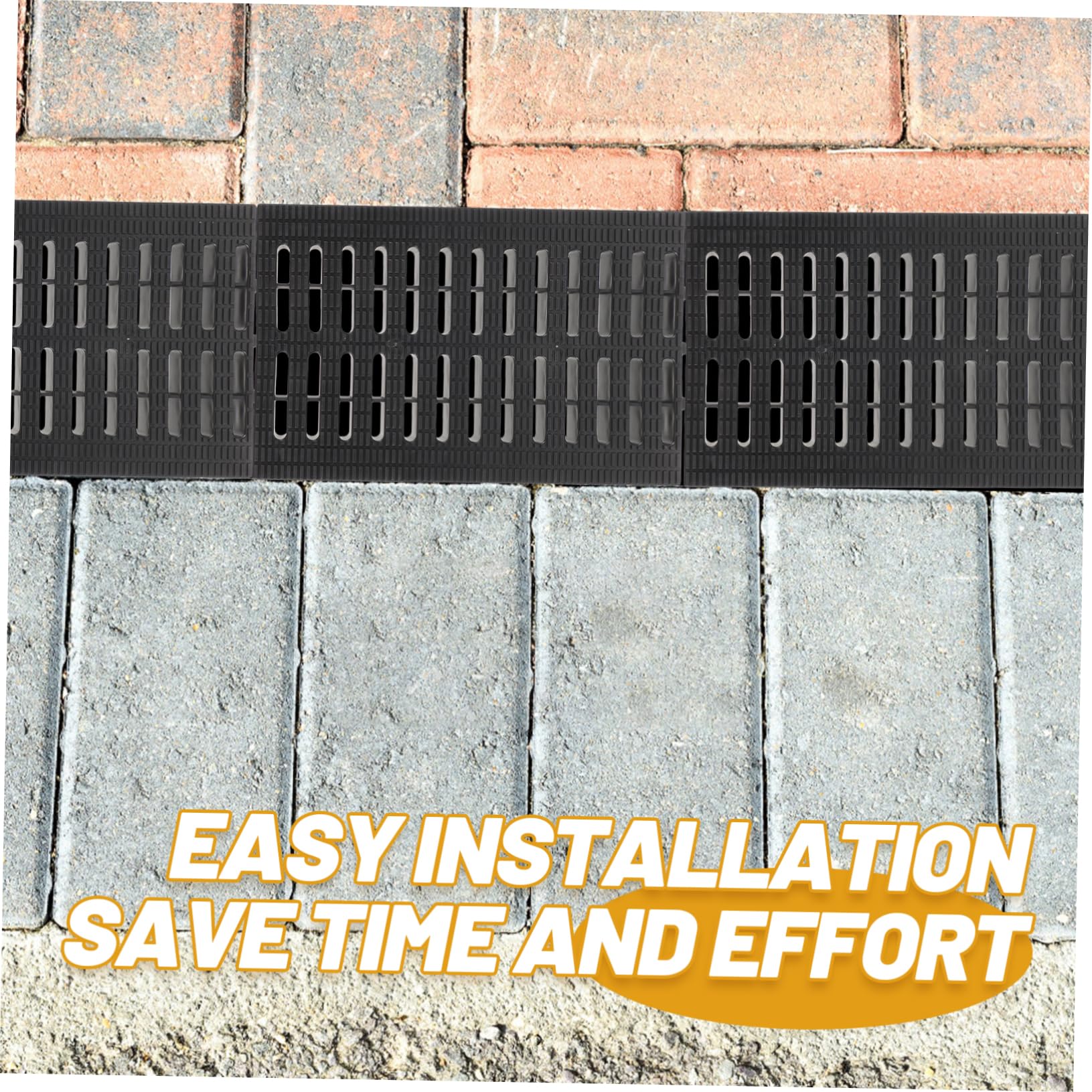 DOITOOL Rejilla De Drenaje De Plástico para Jardín Y Cocina Cubierta De Alcantarilla con Alta Capacidad De Carga Y Fácil Limpieza Ideal para Garajes Patios Y Áreas Exteriores 7.87X7.87X0.87