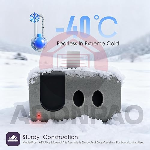 Miniatura 7 de 139.53753 HBW2028 315MHZ Remote solo para un botón de aprendizaje morado del abrepuertas de garaje Sears Craftsman (paquete de 2)