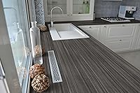 Vista 3 de Heroad Papel de contacto de madera, papel de contacto de grano de madera gris para armarios, encimeras, papel tapiz autoadhesivo impermeable