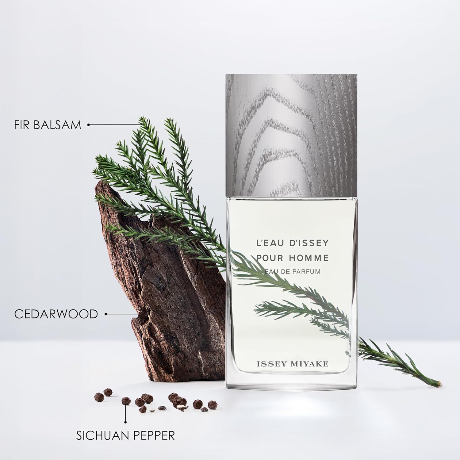 L'Eau d'Issey Pour Homme Eau de Parfum - Men's Fragrance - Intense Aquatic Scent - Notes of Sichuan Pepper, Fir Balsam, and Cedarwood - Image 2