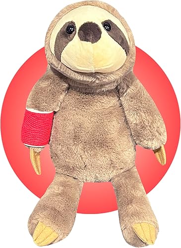 Miniatura 4 de Stuffed Animal with Cast - Personalized Gift for Kids with Broken Arms or Legs - Broken Arm Gift for Boys and Girls - Choose Your Cast Color - 18"