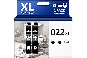 Epson 822XL Remanufactured Black Ink Cartridge