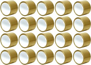 60 Rolls x Parcel Tape Heavy Duty Packing Tape 72MM x 66M 3" inch Brown Packaging Tape Cellotape Strong Adhesive Brown Tape For Packing Shipping Wrapping Cardboard Boxes Moving Homes Office Warehouse